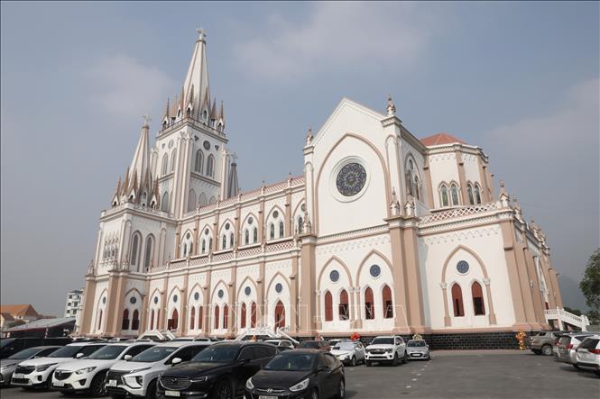 The church is considered one of the largest churches in Vietnam in terms of scale and capacity. VNA Photo: Đức Phương