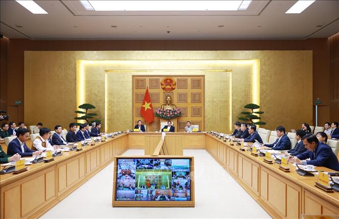 Phiên họp thứ 22 của Ban Chỉ đạo Nhà nước các công trình, dự án quan trọng quốc gia, trọng điểm ngành giao thông vận tải. Ảnh: Dương Giang-TTXVN
