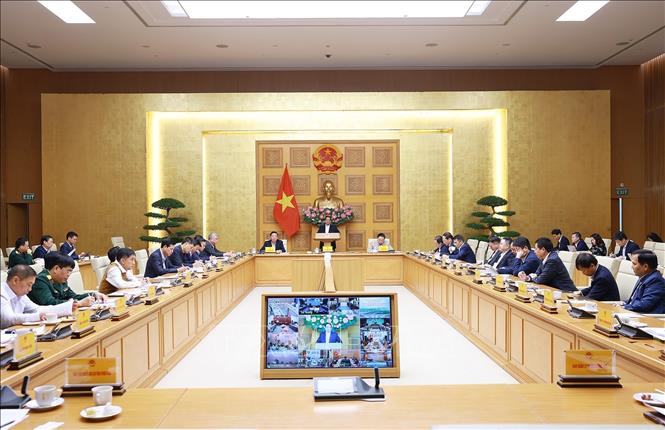 Phiên họp thứ 22 của Ban Chỉ đạo Nhà nước các công trình, dự án quan trọng quốc gia, trọng điểm ngành giao thông vận tải. Ảnh: Dương Giang-TTXVN
