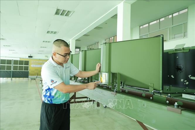 Các thiết bị đảm bảo tiêu chuẩn thi đấu và đáp ứng được yêu cầu kĩ thuật về chuyên môn. Ảnh: Minh Quyết - PV TTXVN tại Thái Lan