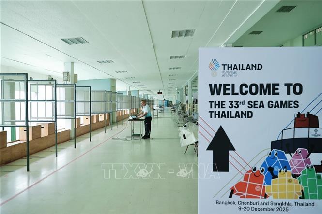 Công tác chuẩn bị đã sẵn sàng cho SEA Games 33. Ảnh: Minh Quyết - PV TTXVN tại Thái Lan