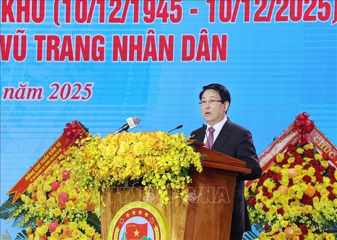 State President Luong Cuong speaks at the event. VNA Photo: Lâm Khánh 