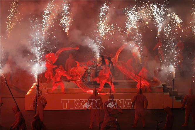 Nước chủ nhà Thái Lan muốn khơi dậy niềm đam mê thể thao ở các khán giả trong lễ khai mạc. Ảnh: Minh Quyết - PV TTXVN từ Thái Lan