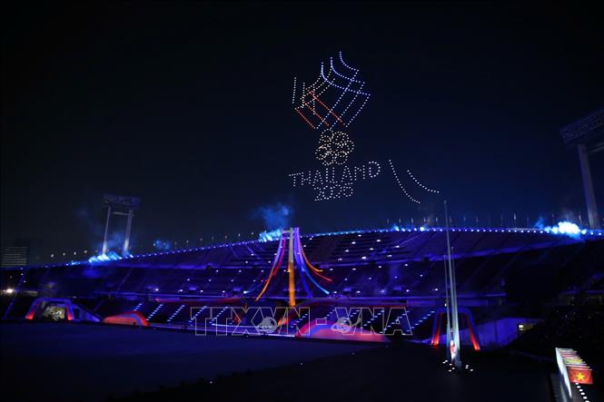 The colourful opening ceremony of the SEA Games 33. VNA Photo: Minh Quyết