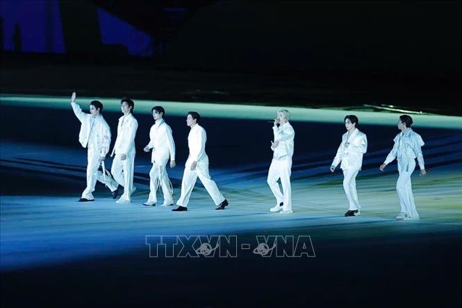 Lễ khai mạc SEA Games 33 được công bố gồm 5 tiết mục lớn: Hành trình tìm về cội nguồn SEA Games, khơi dậy đam mê thi đấu, khẳng định sự đa dạng văn hóa ASEAN, tôn vinh tinh thần thể thao và lời chào của tình hữu nghị “Chúng ta là một”. Ảnh: Minh Quyết - PV TTXVN từ Thái Lan