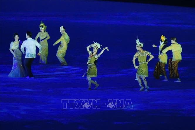 Lễ khai mạc SEA Games 33 được công bố gồm 5 tiết mục lớn: Hành trình tìm về cội nguồn SEA Games, khơi dậy đam mê thi đấu, khẳng định sự đa dạng văn hóa ASEAN, tôn vinh tinh thần thể thao và lời chào của tình hữu nghị “Chúng ta là một”. Ảnh: Minh Quyết - PV TTXVN từ Thái Lan