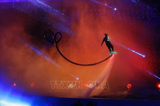 Lễ khai mạc SEA Games 33 được công bố gồm 5 tiết mục lớn: Hành trình tìm về cội nguồn SEA Games, khơi dậy đam mê thi đấu, khẳng định sự đa dạng văn hóa ASEAN, tôn vinh tinh thần thể thao và lời chào của tình hữu nghị “Chúng ta là một”. Ảnh: Minh Quyết - PV TTXVN từ Thái Lan