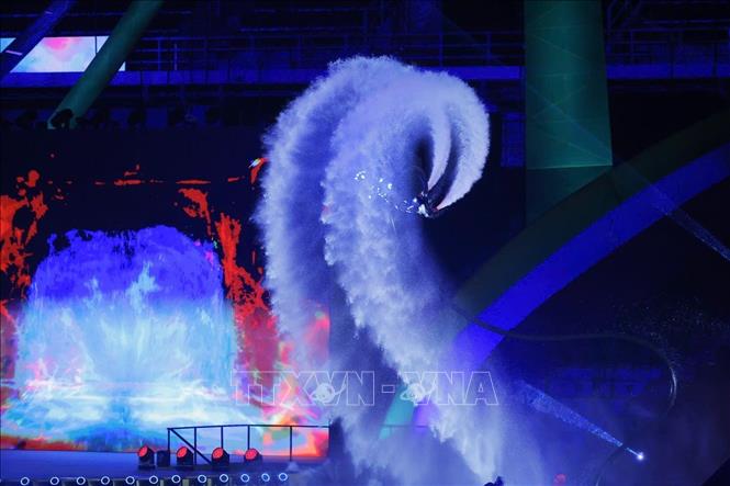 Lễ khai mạc SEA Games 33 được công bố gồm 5 tiết mục lớn: Hành trình tìm về cội nguồn SEA Games, khơi dậy đam mê thi đấu, khẳng định sự đa dạng văn hóa ASEAN, tôn vinh tinh thần thể thao và lời chào của tình hữu nghị “Chúng ta là một”. Ảnh: Minh Quyết - PV TTXVN từ Thái Lan