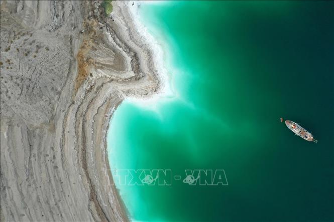 (Tư liệu) Quang cảnh Biển Chết, ngày 12/2/2025. Ảnh: THX/TTXVN