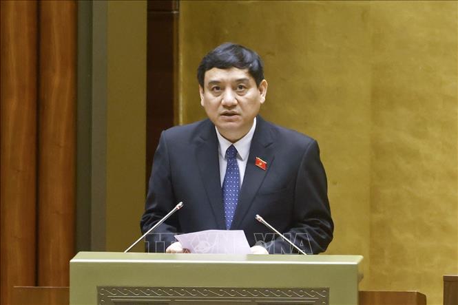 Chủ nhiệm Ủy ban Văn hóa và Xã hội của Quốc hội Nguyễn Đắc Vinh phát biểu. Ảnh: Doãn Tấn - TTXVN