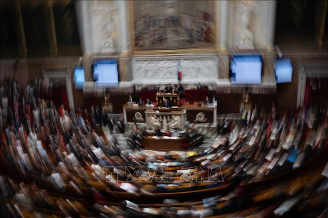 (Tư liệu) Toàn cảnh phiên họp Quốc hội Pháp tại thủ đô Paris. Ảnh: THX/TTXVN