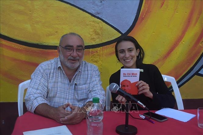 A view of the ceremony in Montevideo. VNA Photo: Diệu Hương