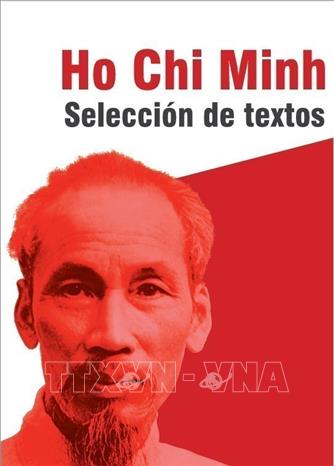 The cover of President Ho Chi Minh's anthology. VNA Photo: Diệu Hương