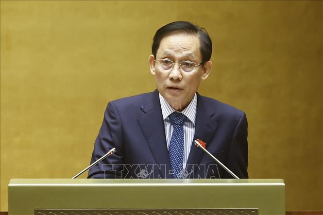 Bộ trưởng Bộ Ngoại giao Lê Hoài Trung phát biểu. Ảnh: Doãn Tấn - TTXVN