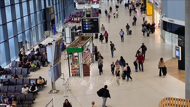 Quang cảnh Sân bay Quốc tế Tocumen, Panama. Ảnh: Phi Hùng - PV TTXVN tại Mỹ Latinh