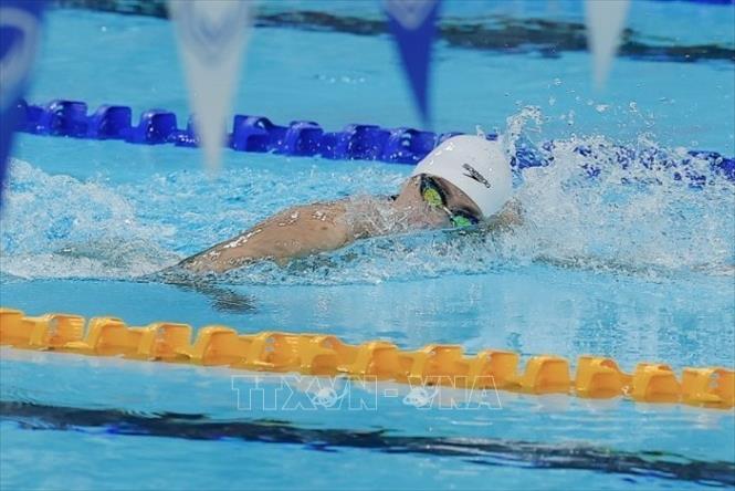 Trần Hưng Nguyên xuất sắc giành huy chương Vàng. Ảnh: Minh Quyết - PV TTXVN tại Thái Lan