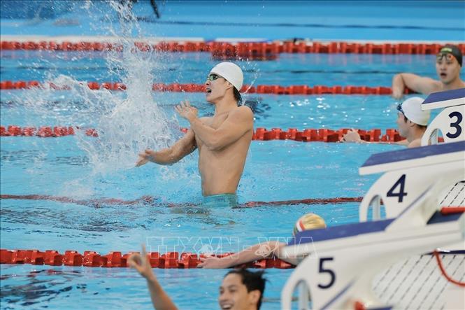 Trần Hưng Nguyên xuất sắc giành huy chương Vàng. Ảnh: Minh Quyết - PV TTXVN tại Thái Lan