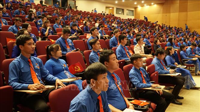 Các đại biểu tham dự Đại hội đại biểu Đoàn TNCS Hồ Chí Minh tỉnh Gia Lai lần thứ nhất. Ảnh: Đình Quân-TTXVN                               