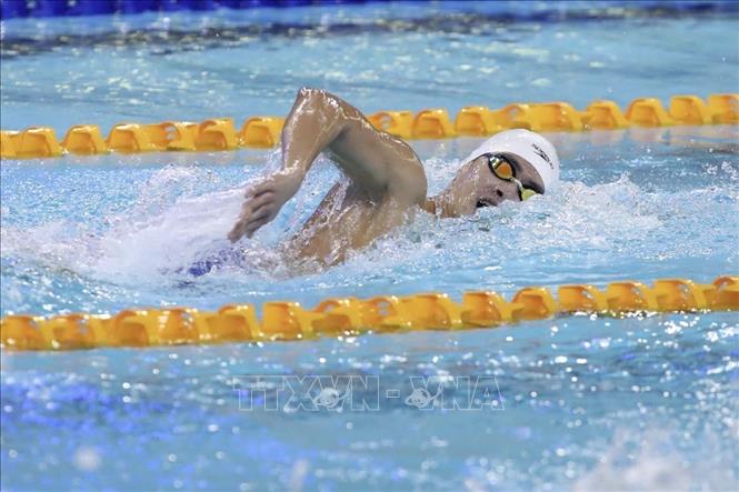 Phần thi của kinh ngư Trần Hưng Nguyên. Ảnh: TTXVN phát