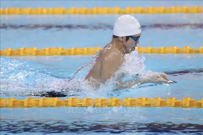 Phần thi của kinh ngư Nguyễn Quang Thuấn. Ảnh: TTXVN phát