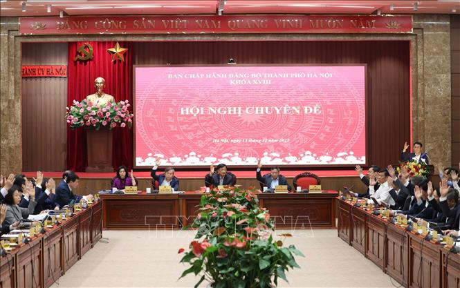 Toàn cảnh hội nghị. Ảnh Vũ Quang - TTXVN 