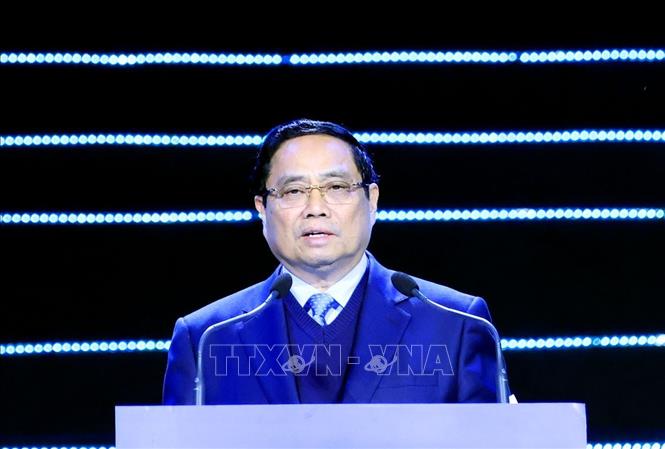 Thủ tướng Phạm Minh Chính phát biểu chỉ đạo. Ảnh: Tuấn Anh - TTXVN