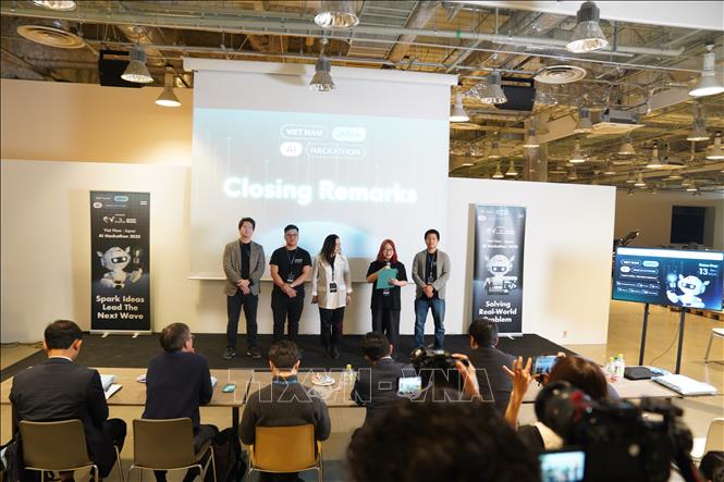 Các đội chơi tham gia tranh tài tại vòng chung kết. Ảnh: Phạm Tuân/pv TTXVN tại Tokyo.