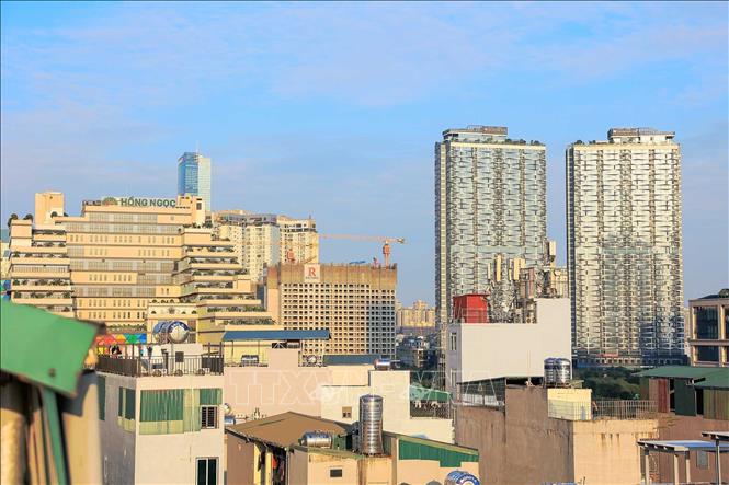 Không khí Hà Nội trong lành trở lại nhờ đợt gió mùa Đông Bắc. Ảnh: Hoàng Hiếu - TTXVN