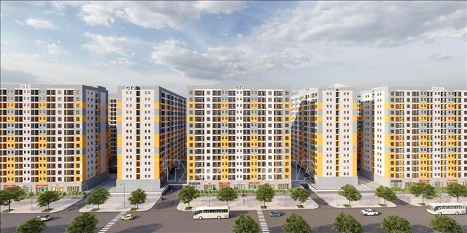 Dự án Evergreen Tràng Duệ Hải Phòng, một trong hai điểm cầu chính của Hải Phòng kết nối trong ngày 19/12. Ảnh: Hoàng Ngọc – TTXVN 