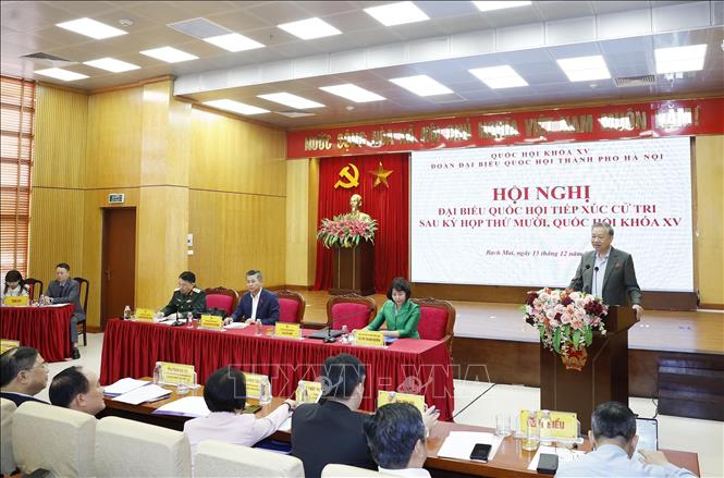 Tổng Bí thư Tô Lâm phát biểu. Ảnh: Thống Nhất – TTXVN