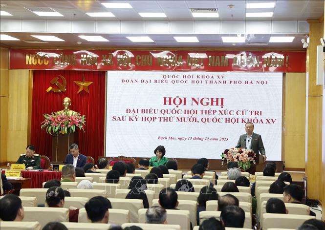 Tổng Bí thư Tô Lâm phát biểu. Ảnh: Thống Nhất – TTXVN