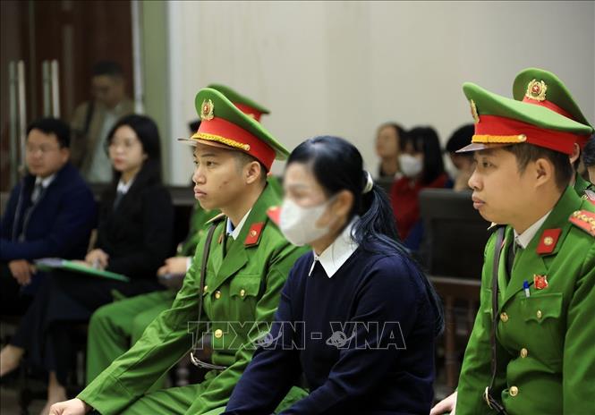 Bị cáo Hoàng Thị Thúy Lan, cựu Bí thư Tỉnh ủy Vĩnh Phúc (cũ). Ảnh: Tuấn Anh - TTXVN