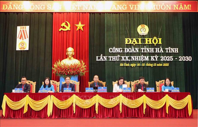 Đoàn Chủ tịch điều hành Đại hội. Ảnh: Công Tường-TTXVN