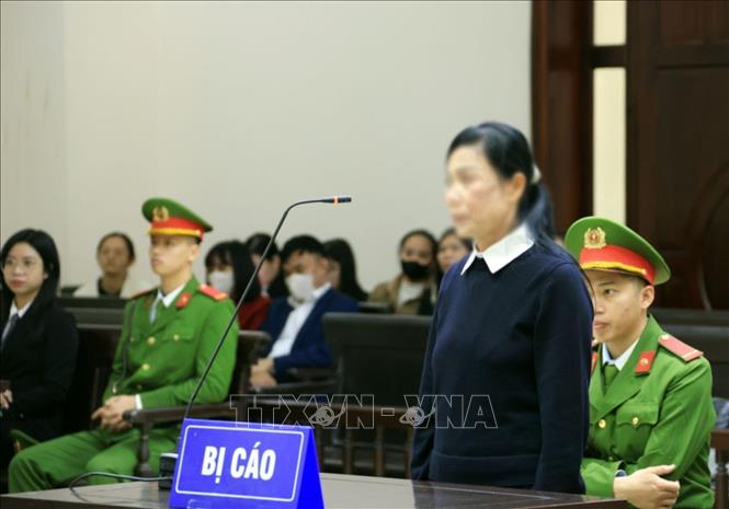 Bị cáo Hoàng Thị Thúy Lan, cựu Bí thư Tỉnh ủy Vĩnh Phúc (cũ). Ảnh: Tuấn Anh - TTXVN