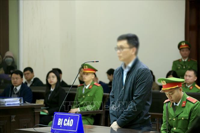 Bị cáo Cao Đại Nghĩa, cựu Phó Trưởng phòng Giá đất, Cục Quy hoạch và phát triển tài nguyên đất, Bộ Tài nguyên và Môi trường (cũ). Ảnh: Tuấn Anh - TTXVN