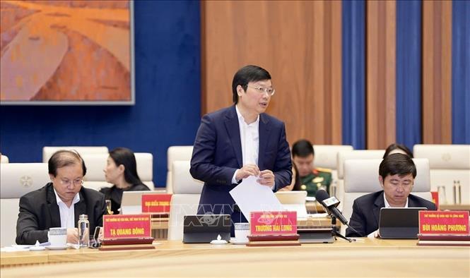 Đại diện Bộ Nội vụ phát biểu. Ảnh: Minh Huệ-TTXVN