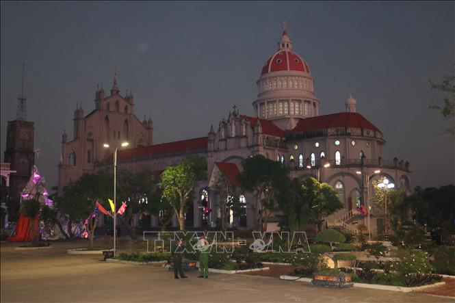 Giáo xứ Cao Mại, xã Bình Thanh (Hưng Yên). Ảnh: Mạnh Khánh - TTXVN