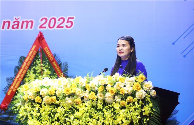 Đồng chí Trần Thị Thu được chỉ định tiếp tục giữ chức danh Bí thư Tỉnh đoàn Quảng Trị, nhiệm kỳ 2025-2030. Ảnh: Võ Dung - TTXVN 