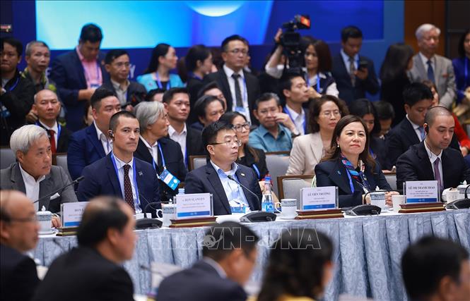 Các đại biểu tham dự Diễn đàn Kinh tế Việt Nam 2025, triển vọng 2026. Ảnh: Dương Giang-TTXVN
