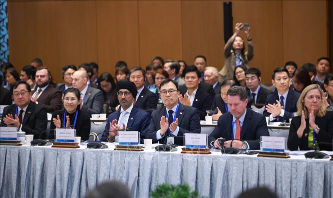 Các đại biểu tham dự Diễn đàn Kinh tế Việt Nam 2025, triển vọng 2026. Ảnh: Dương Giang-TTXVN
