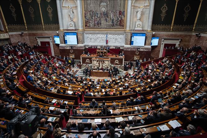 Toàn cảnh một phiên họp Quốc hội Pháp ở Paris. Ảnh: THX/TTXVN 
