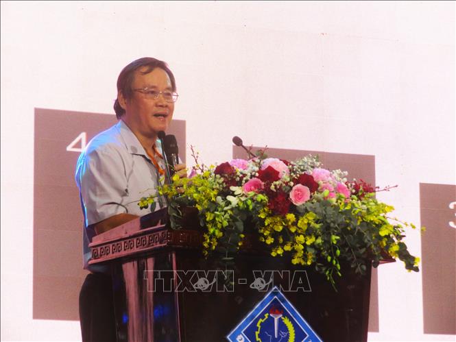 Ông Trần Anh Tuấn, Viện Nghiên cứu và Ứng dụng Đổi mới sáng tạo, phát biểu tại Tọa đàm. Ảnh: Ánh Tuyết - TTXVN