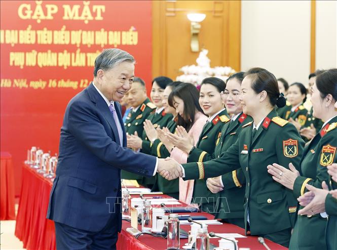 Tổng Bí thư Tô Lâm và các đại biểu. Ảnh: Thống Nhất – TTXVN