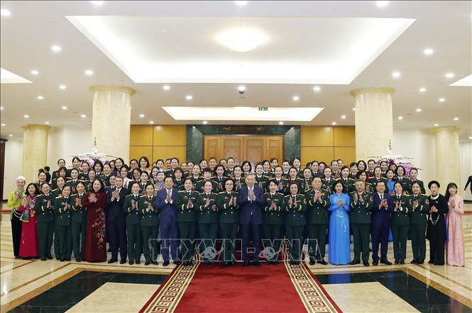 Tổng Bí thư Tô Lâm và các đại biểu. Ảnh: Thống Nhất – TTXVN