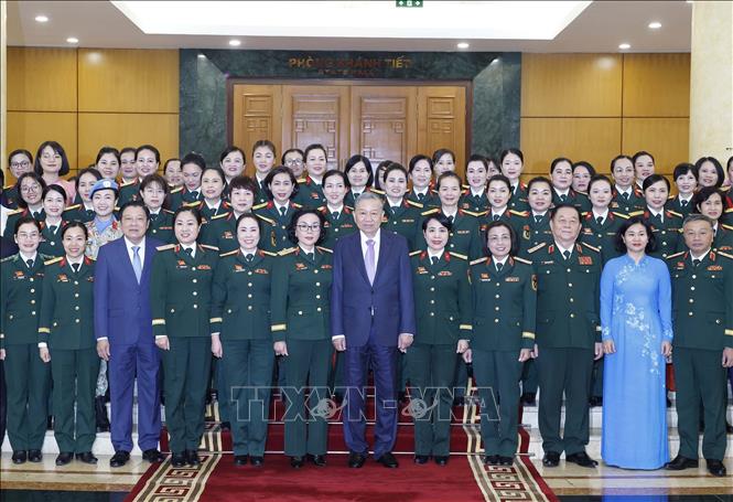 Tổng Bí thư Tô Lâm và các đại biểu. Ảnh: Thống Nhất – TTXVN