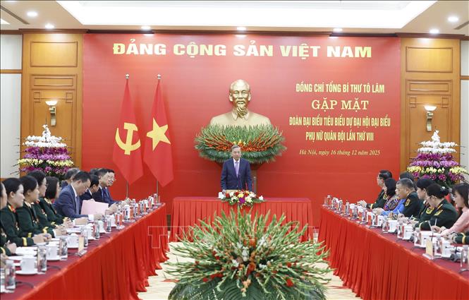 Tổng Bí thư Tô Lâm phát biểu. Ảnh: Thống Nhất – TTXVN