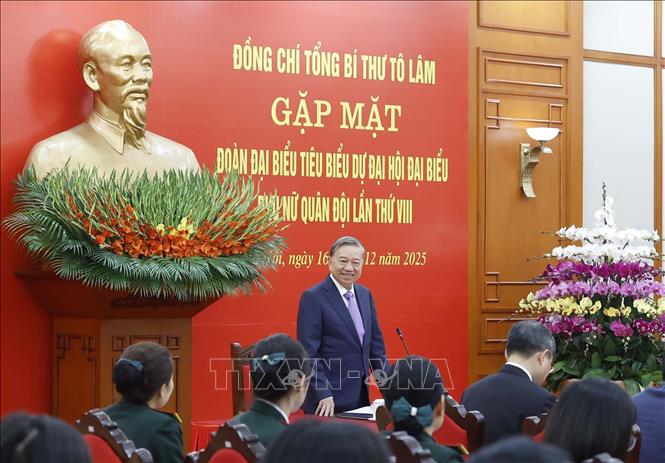 Tổng Bí thư Tô Lâm phát biểu. Ảnh: Thống Nhất – TTXVN