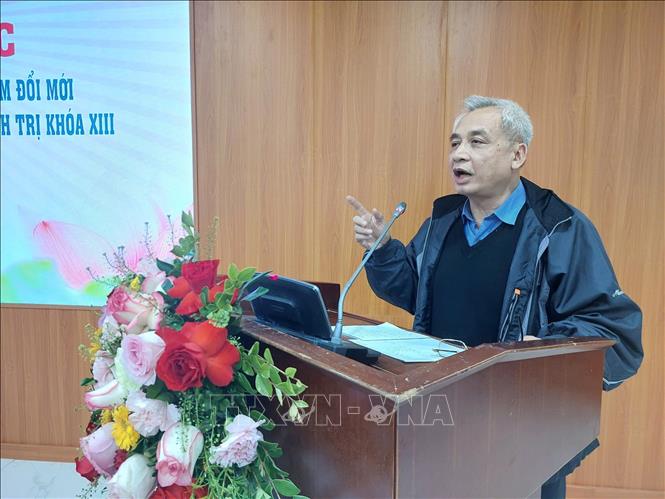 Phó giáo sư, Tiến sĩ Nguyễn Anh Tuấn, Học viện Ngoại giao. Ảnh: Quyết Chiến - TTXVN