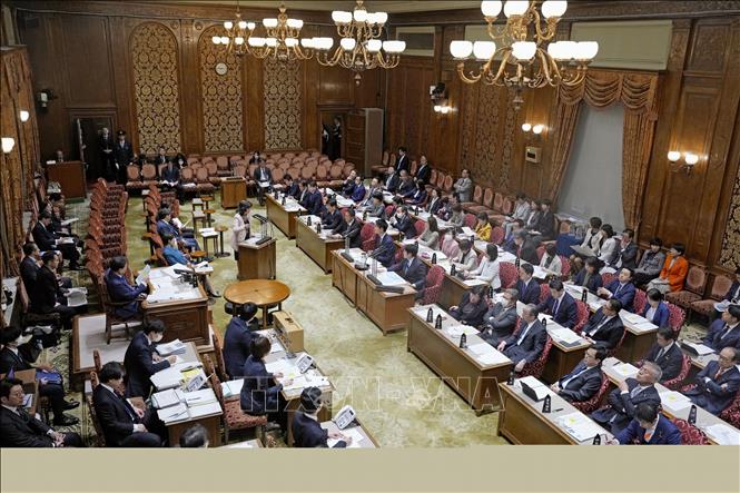 Quang cảnh phiên họp của Ủy ban Ngân sách Hạ viện Nhật Bản tại thủ đô Tokyo ngày 16/12/2025. Ảnh: Kyodo/TTXVN