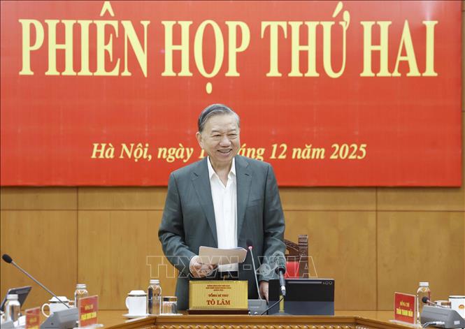 Tổng Bí thư Tô Lâm phát biểu. Ảnh: Thống Nhất – TTXVN